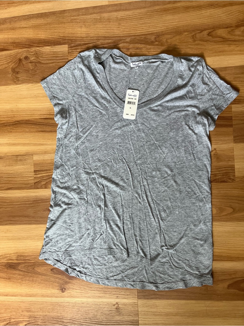 NWT Splendid Light Gray Short Sleeve Tee